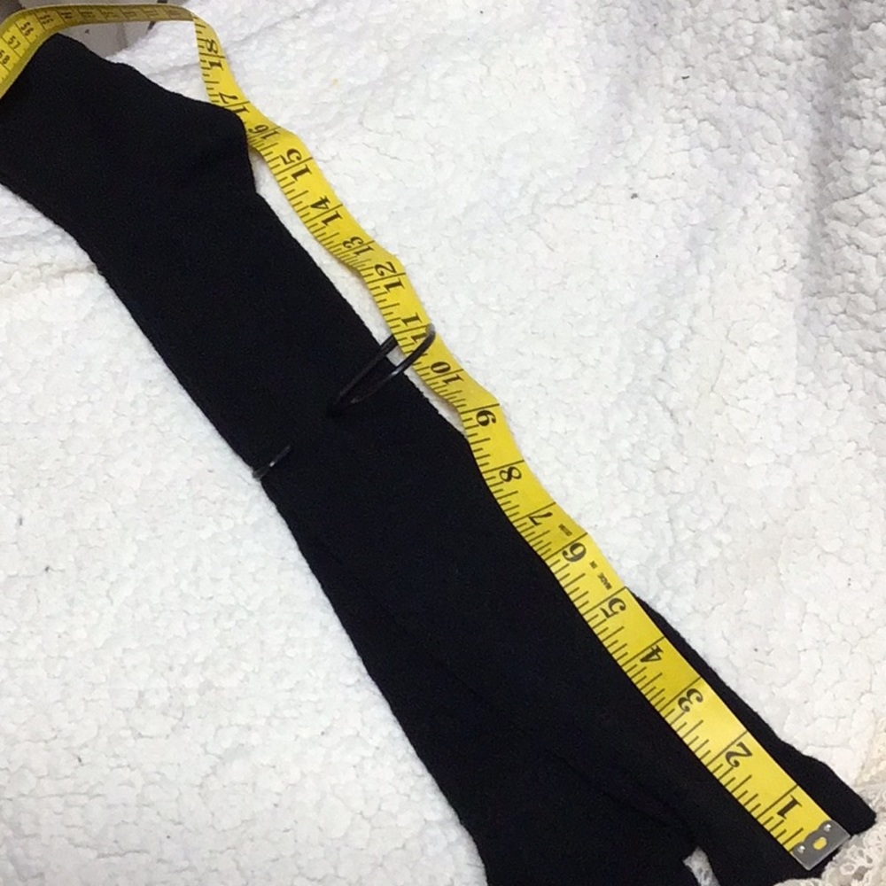 NWOT BLACK LACY BOOT SOCKS OS - Picture 6 of 6